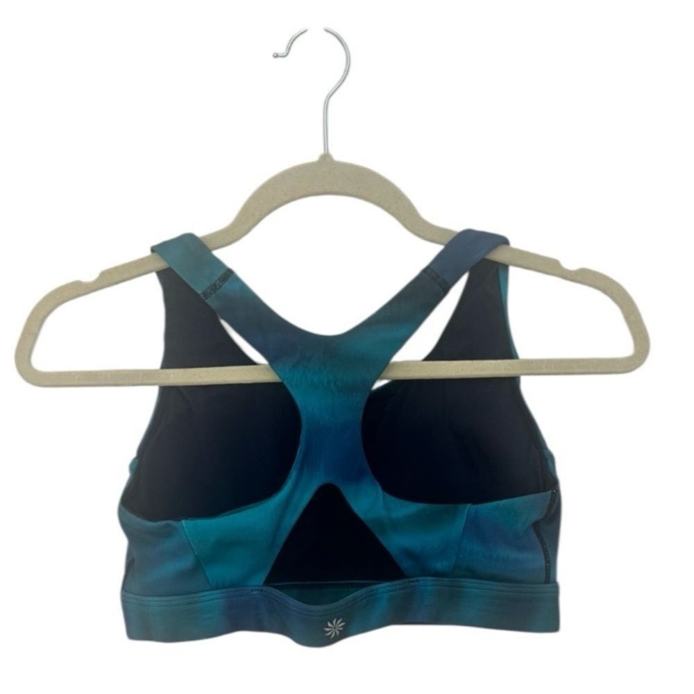 Athleta Athleta SZ S Blue gradient ocean Sports Bra Size ONE SIZE - 3 Thumbnail