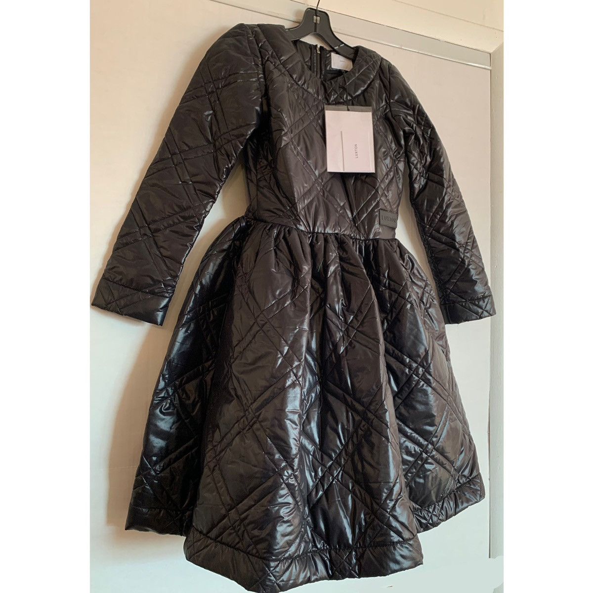 Other LUXTON BLACK QUILTED PUFFER MID DRESS Size M / US 6-8 / IT 42-44 - 5 Thumbnail