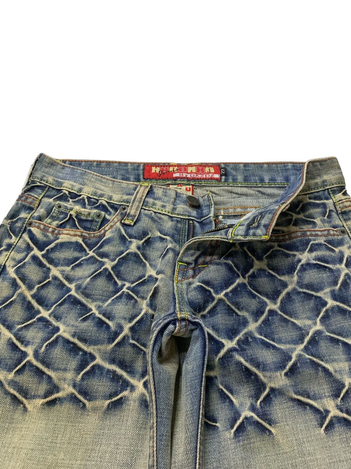 Hanuman Crazy Stud Rusty Mud Wash High Rise Denim Pants