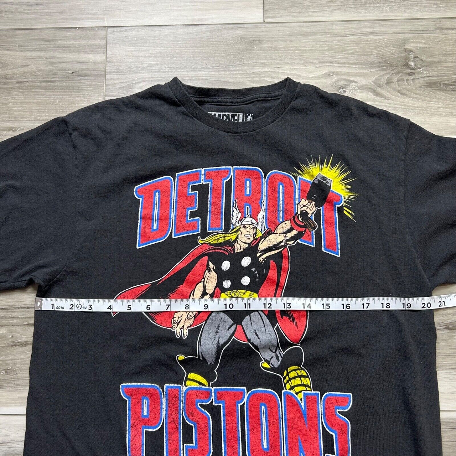 Marvel Comics Detroit Pistons Marvel T Shirt NBA x Marvel Men's Large Size US L / EU 52-54 / 3 - 4 Thumbnail