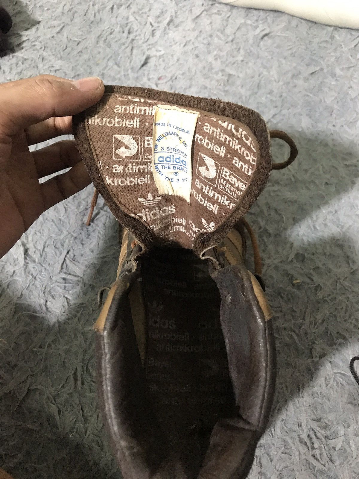 Vintage Vintage 1980s ADIDAS brown Boots Yugoslavia Size US 9 / EU 42 - 8 Thumbnail