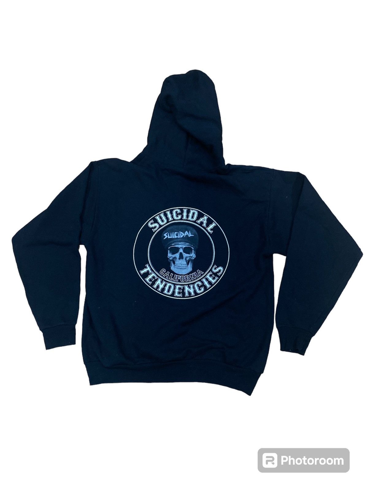 image of Band Tees x Vintage Suicidal Tendencies Hoodies in Black, Men's (Size Large)