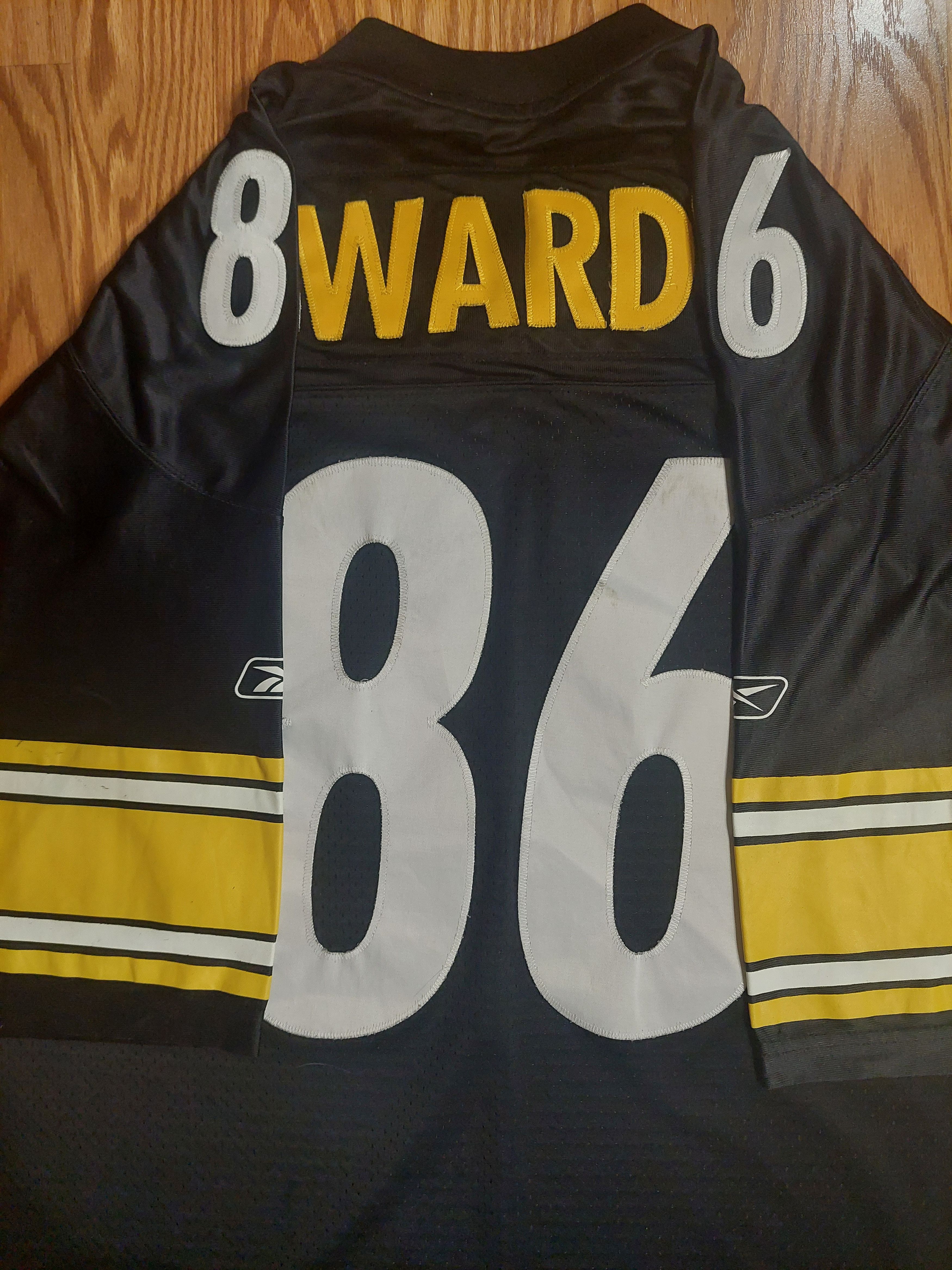 Reebok Authentic Pittsburgh Steelers HInes Ward Reebok NFL Jersery Size US XXL / EU 58 / 5 - 9 Thumbnail