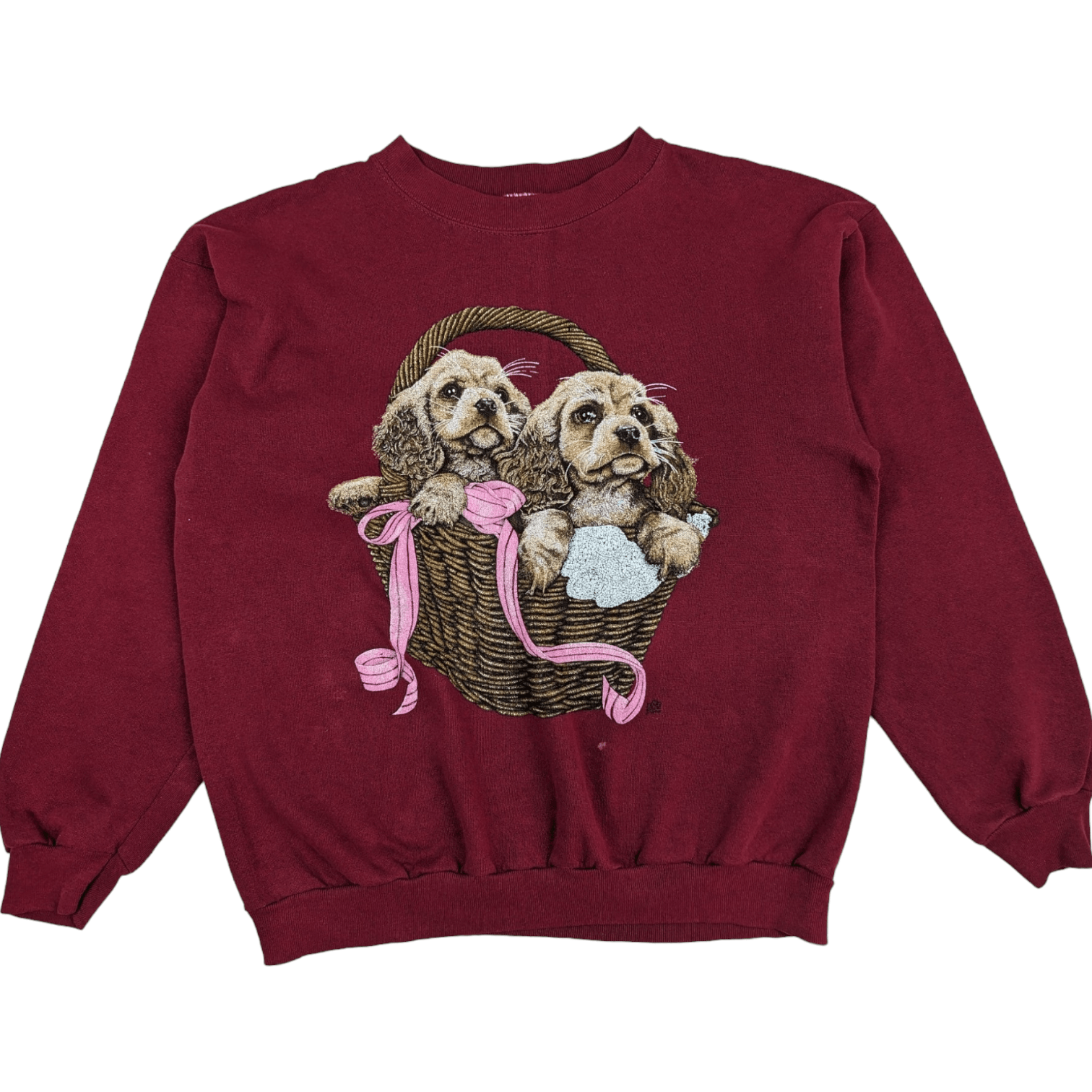 Vintage Vintage 90's COTTON GROVE Cute Dog Animal Image Jumper Size US L / EU 52-54 / 3 - 2 Thumbnail