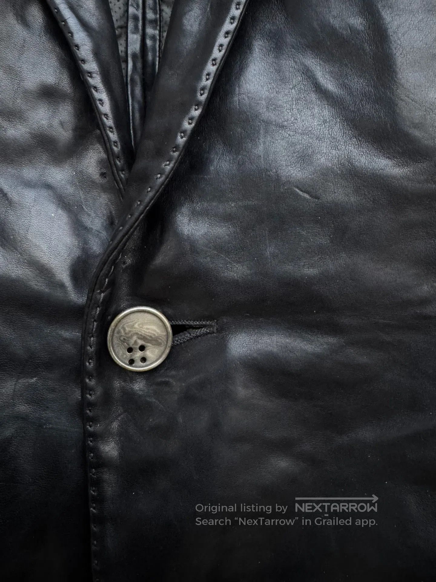 Carol Christian Poell Carol Christian Poell Leather Jacket LM/2640P. Size US M / EU 48-50 / 2 - 3 Thumbnail