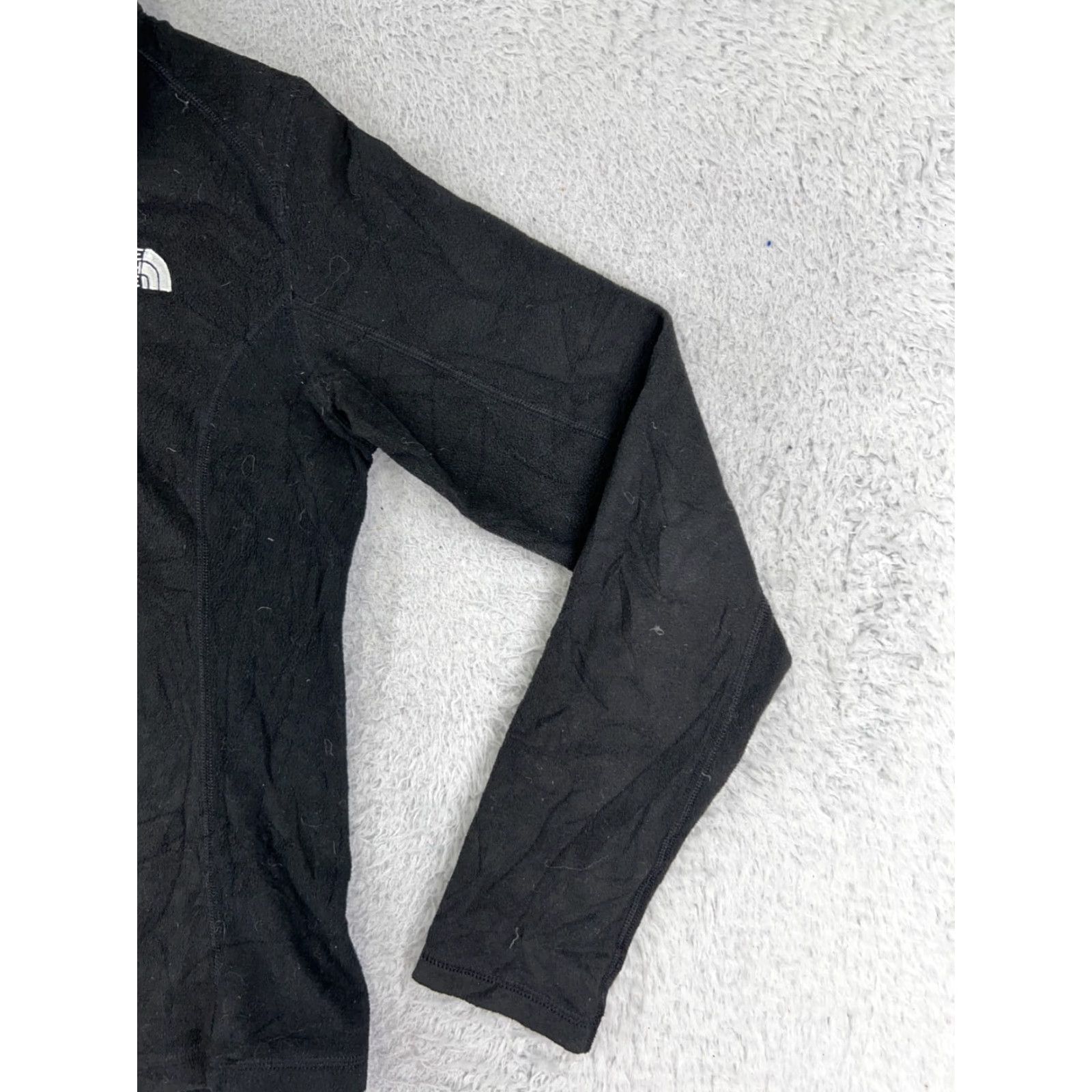 The North Face The North Face Sweater Women's Black 100% Polyester Fleece Mock Neck 1/4 Zip S Small Pullover Size S / US 4 / IT 40 - 4 Thumbnail