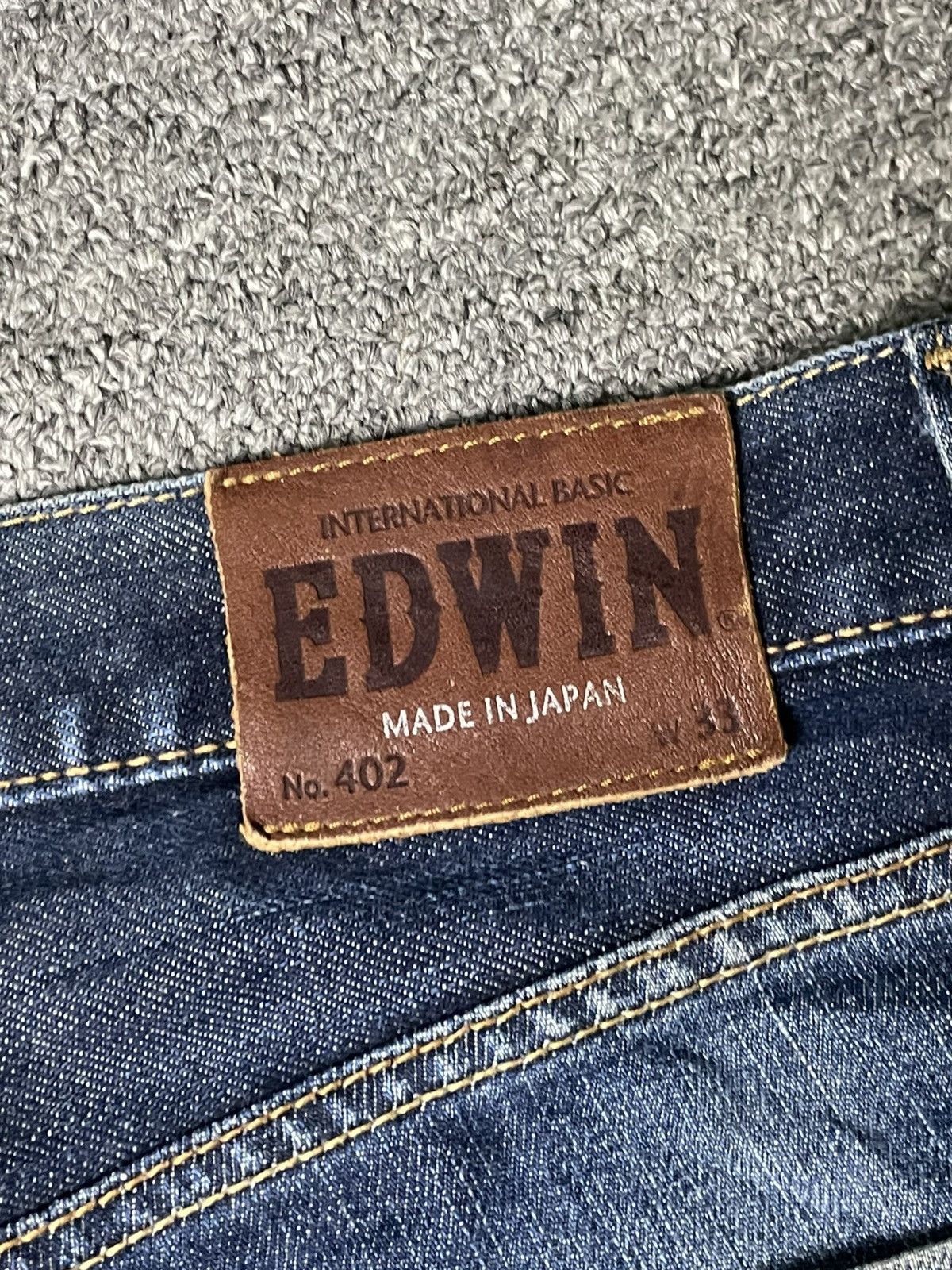 Edwin × Japanese Brand × Vintage Vintage EDWIN Straight Cut Jeans (84) Size US 34 / EU 50 - 15 Thumbnail