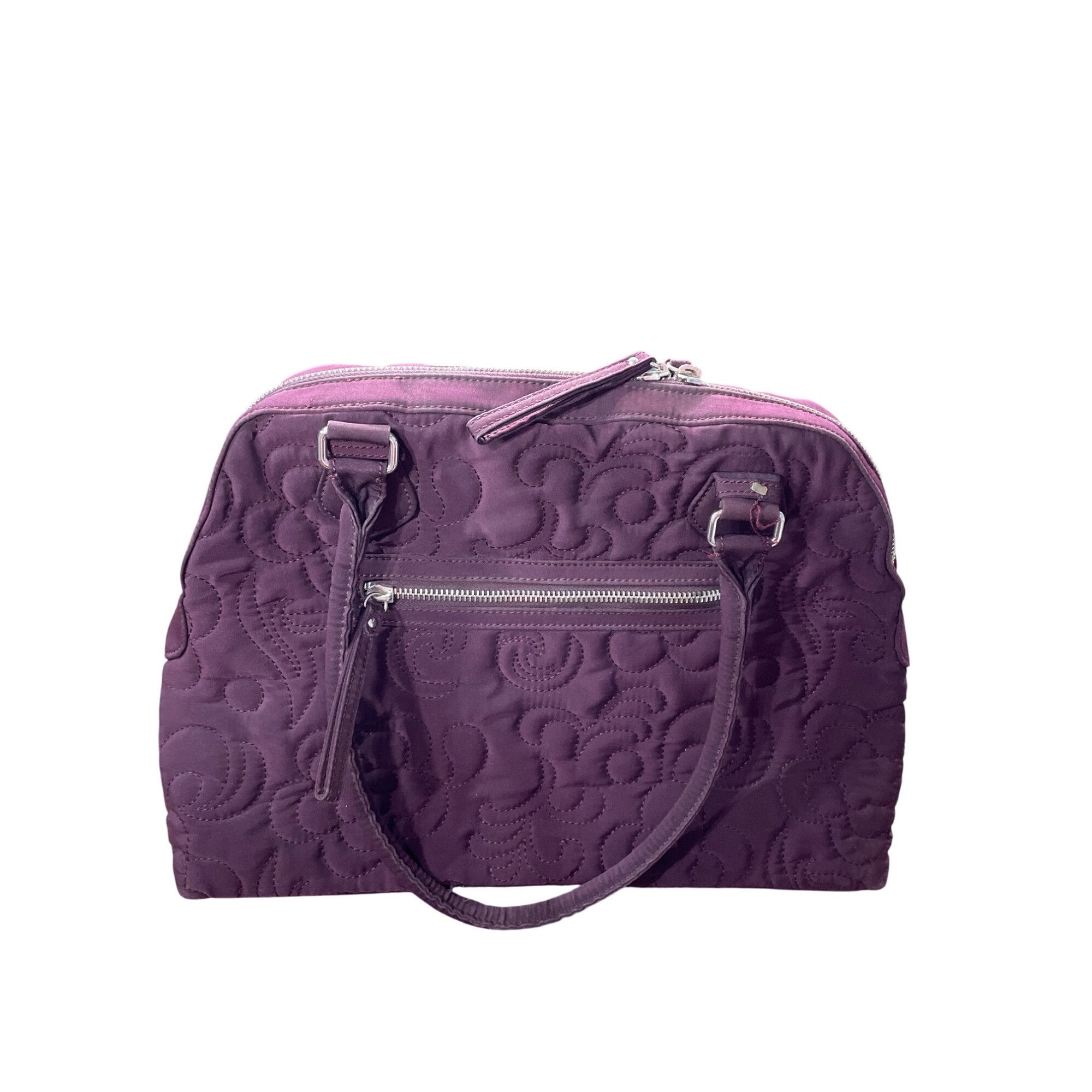 Vera Bradley Vera Bradley Womens Purple Quilted Medium Shoulder handbag m Size ONE SIZE - 21 Thumbnail