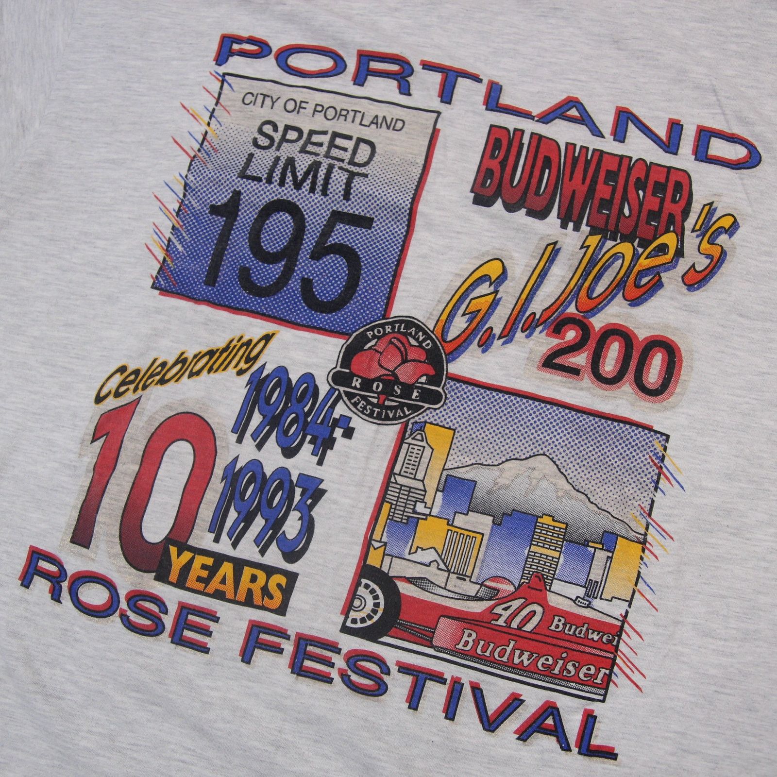 Vintage Vintage Budweiser G.I.Joe's 200 Portland Indy Car Racing Size US XL / EU 56 / 4 - 8 Thumbnail
