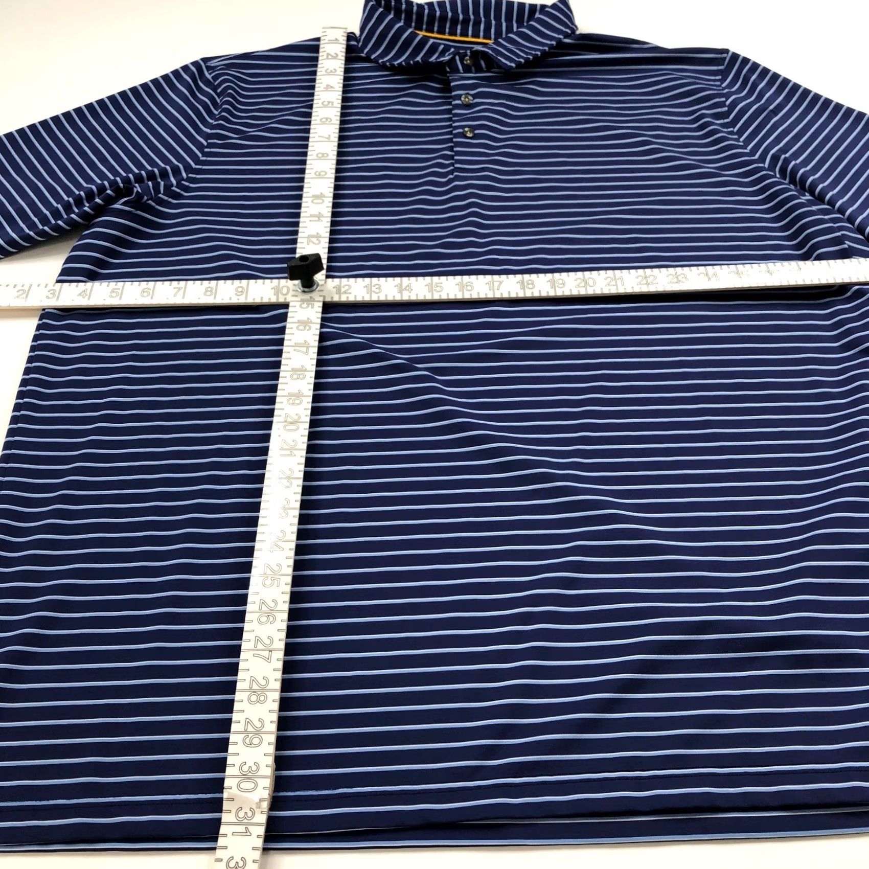 Vintage Maelreg Polo Shirt 3XL Striped Blue Nike? Size US XXL / EU 58 / 5 - 5 Thumbnail