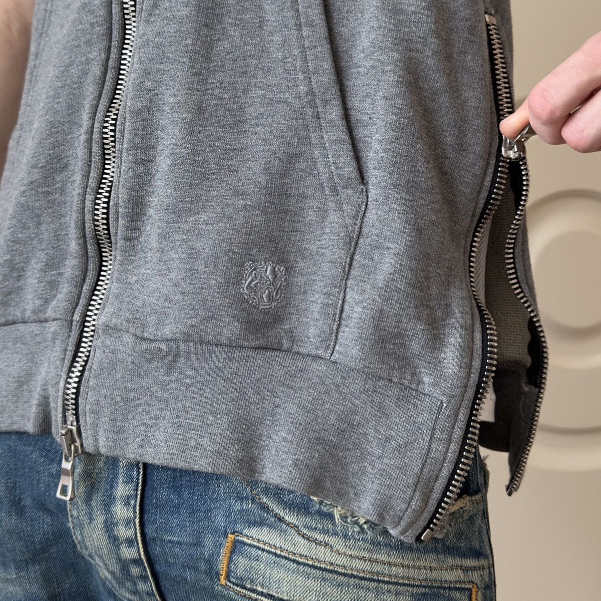 Balmain Balmain F/W 2011 Decarnin Sleeveless Hoodie Size US XS / EU 42 / 0 - 5 Thumbnail