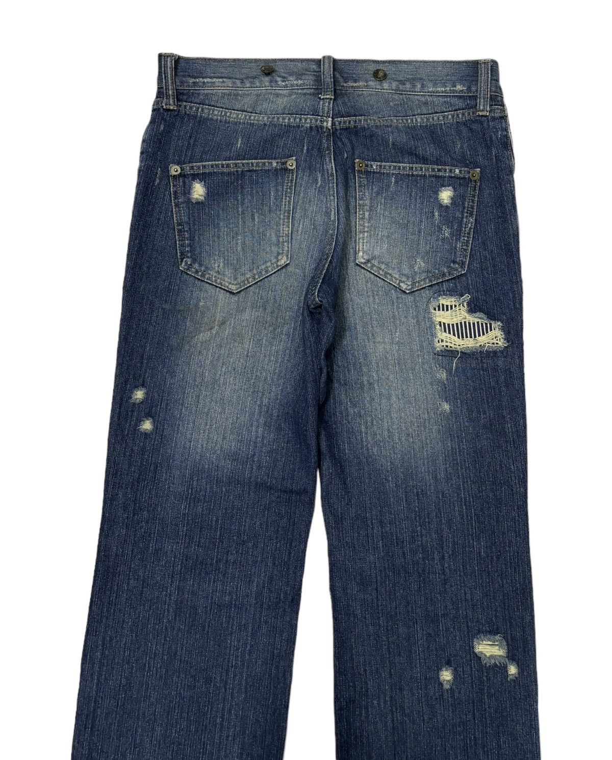 Hysteric Glamour Vintage Japanese Denim Patchwork Baggy Jeans Unbrand Size US 34 / EU 50 - 7 Thumbnail