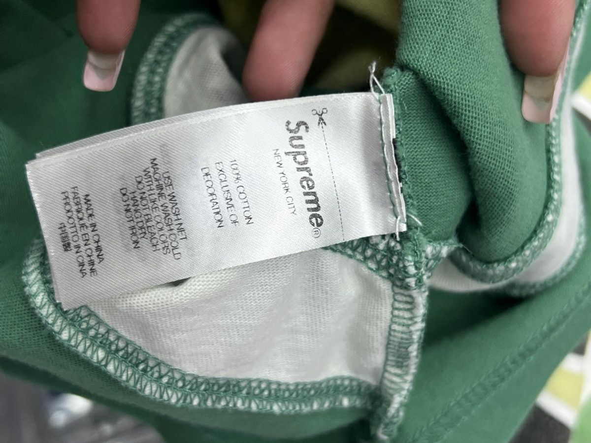 Supreme Supreme Green Tee Shirt Size US M / EU 48-50 / 2 - 8 Thumbnail