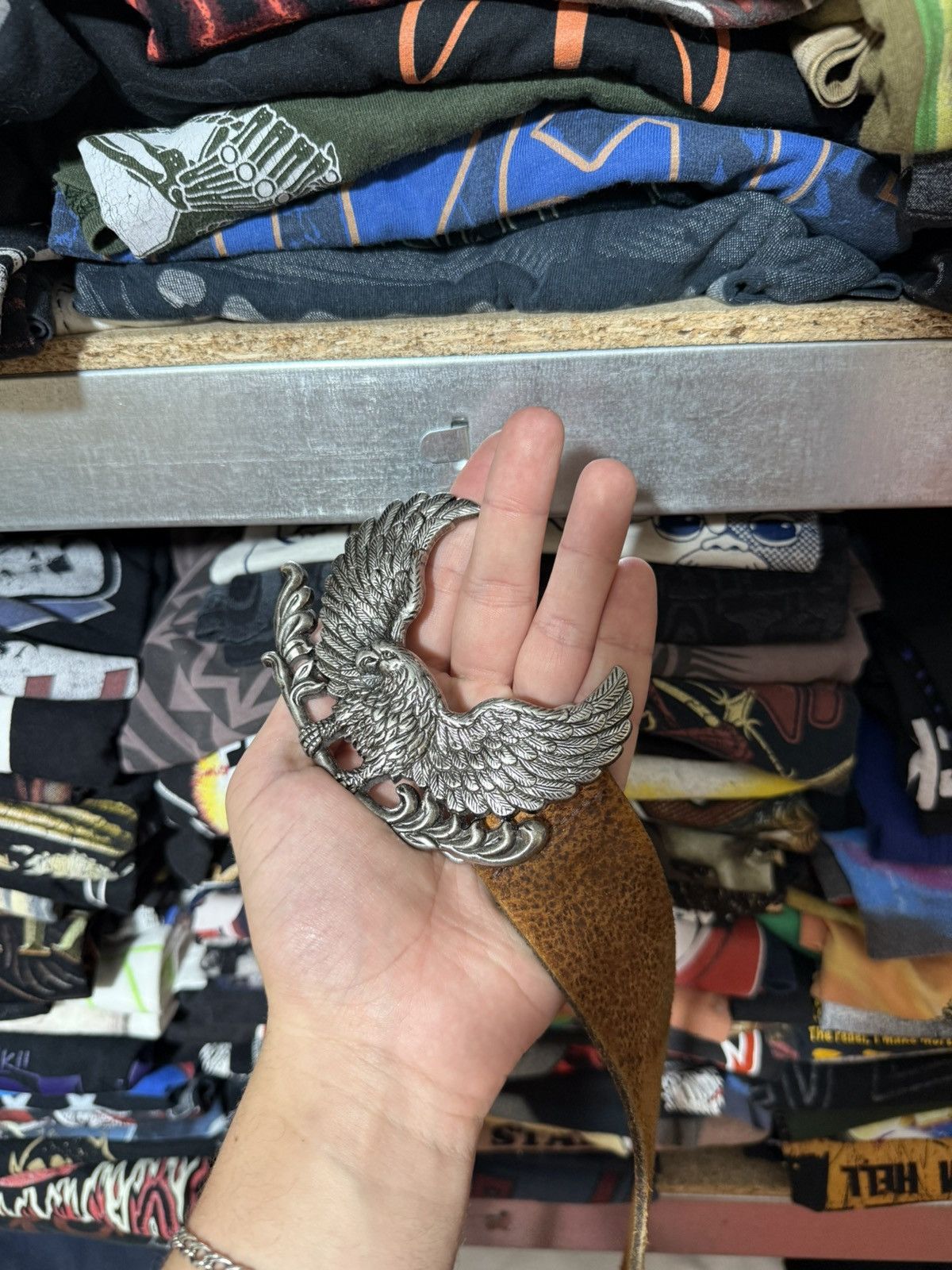 Hysteric Glamour Vintage 1990s The Great American Buckle Bikers Belt Y2K Hype Size ONE SIZE - 3 Thumbnail