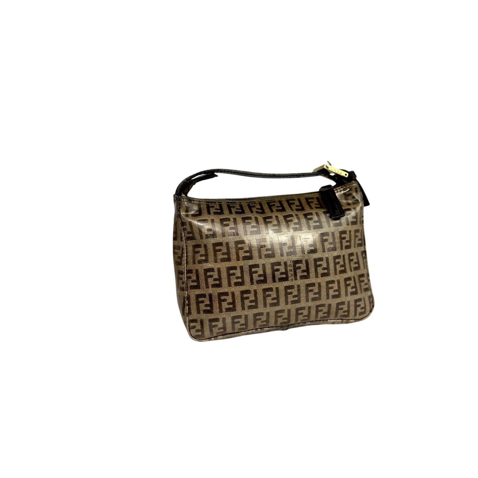 Fendi Fendi Zucca Brown Hand Bag Size ONE SIZE - 4 Thumbnail