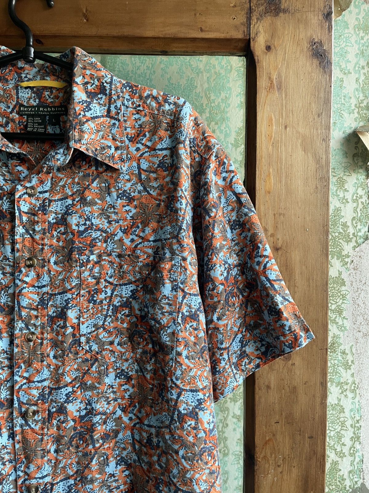 Royal Robbins Royal Robbins Short Sleeve Travel Linen Shirts Size US L / EU 52-54 / 3 - 2 Thumbnail
