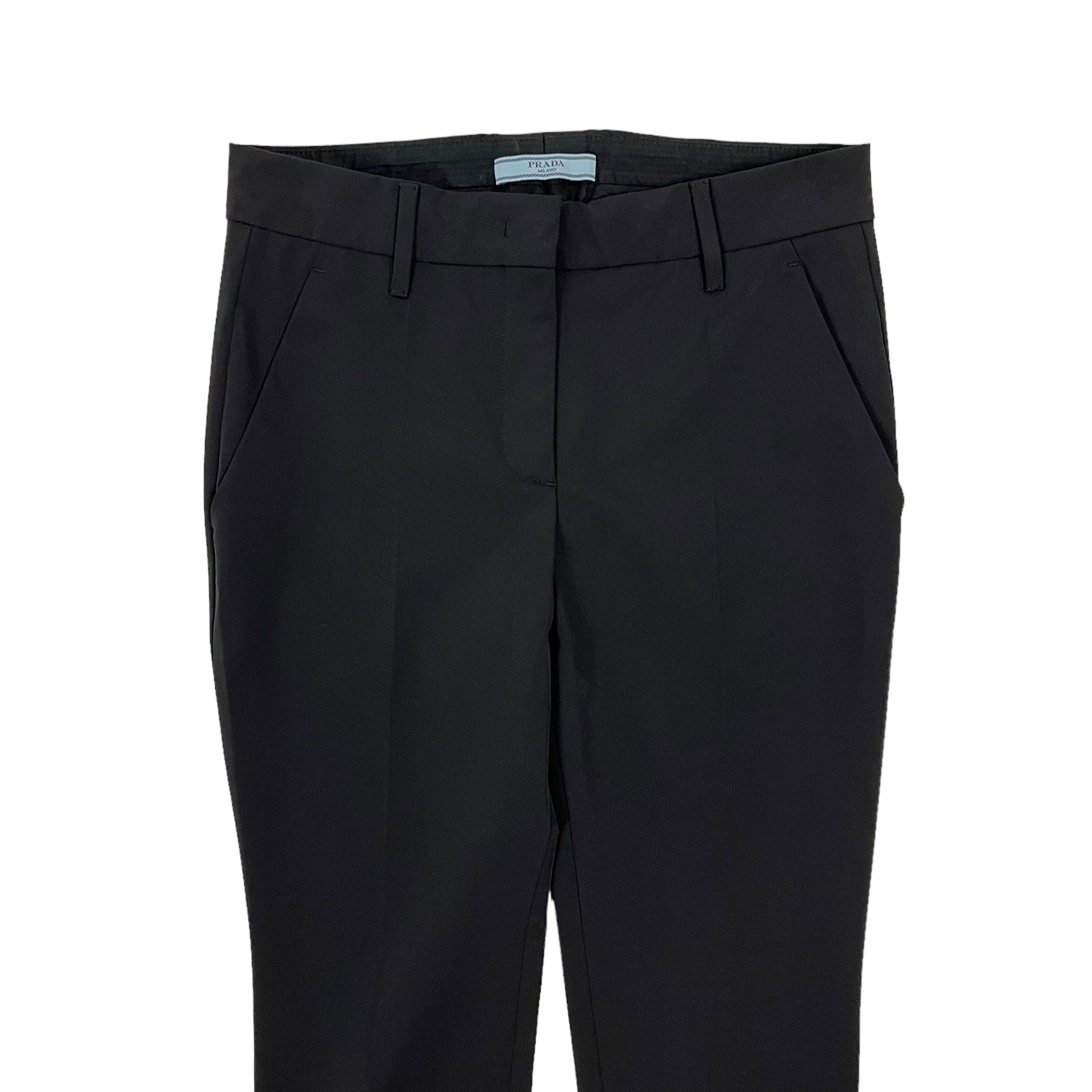 Prada Women's Prada Nylon Trousers - Size S Size 28" / US 6 / IT 42 - 2 Thumbnail