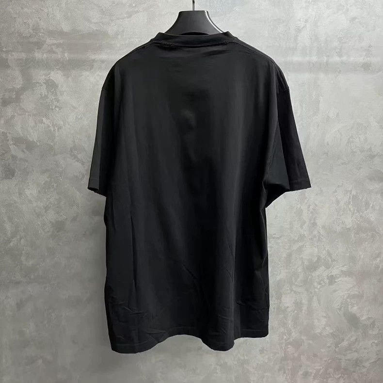 Balenciaga Balenciaga Black Logo Crew Neck TShirt-2505 Size US S / EU 44-46 / 1 - 4 Thumbnail