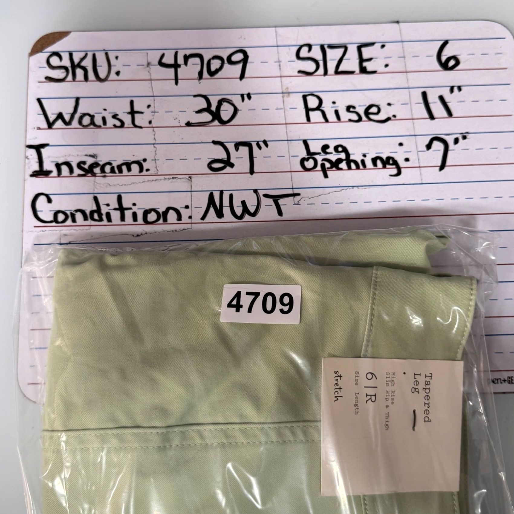Vintage A New Day Pants Women 6 Sage Green Cargo High Rise Tapered Slim Utility Gorpcore Size 28" / US 6 / IT 42 - 8 Thumbnail