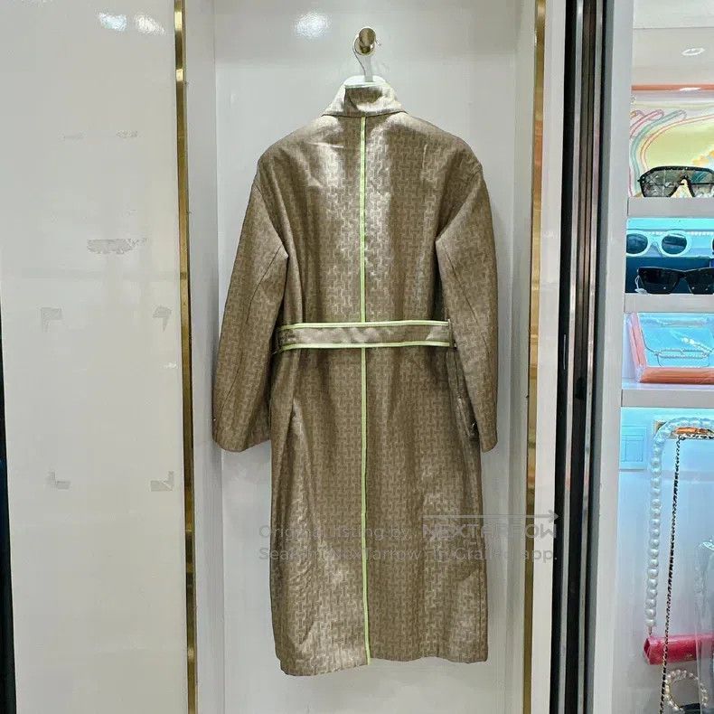 Hermes Hermes Long Belted Trench Coat Size XXS / US 00 / IT 34 - 2 Thumbnail