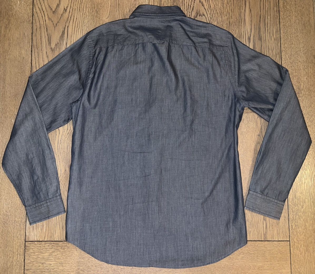 Vince Vince Chambray Button-Down Shirt, Slate Blue Size US M / EU 48-50 / 2 - 2 Thumbnail