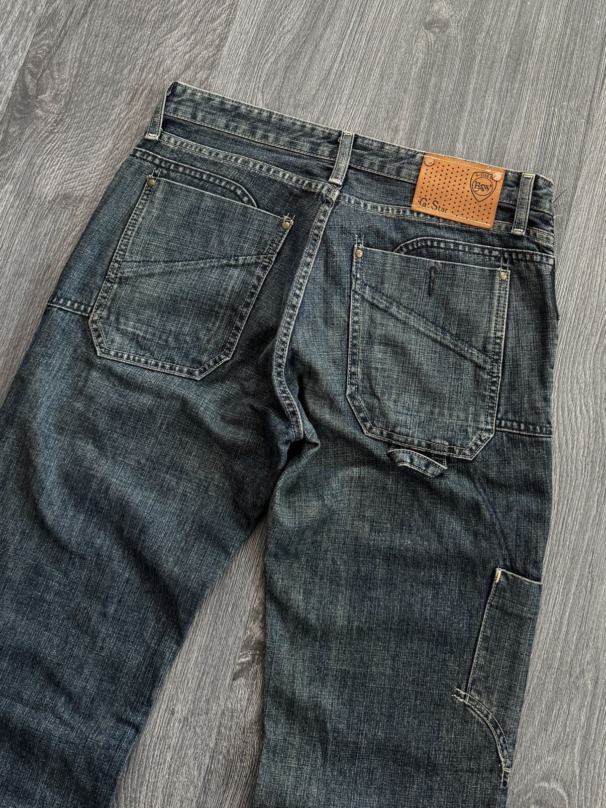 G-Star Y2K VIntage G-Star Grainy Texture Jeans Size US 32 / EU 48 - 9 Thumbnail