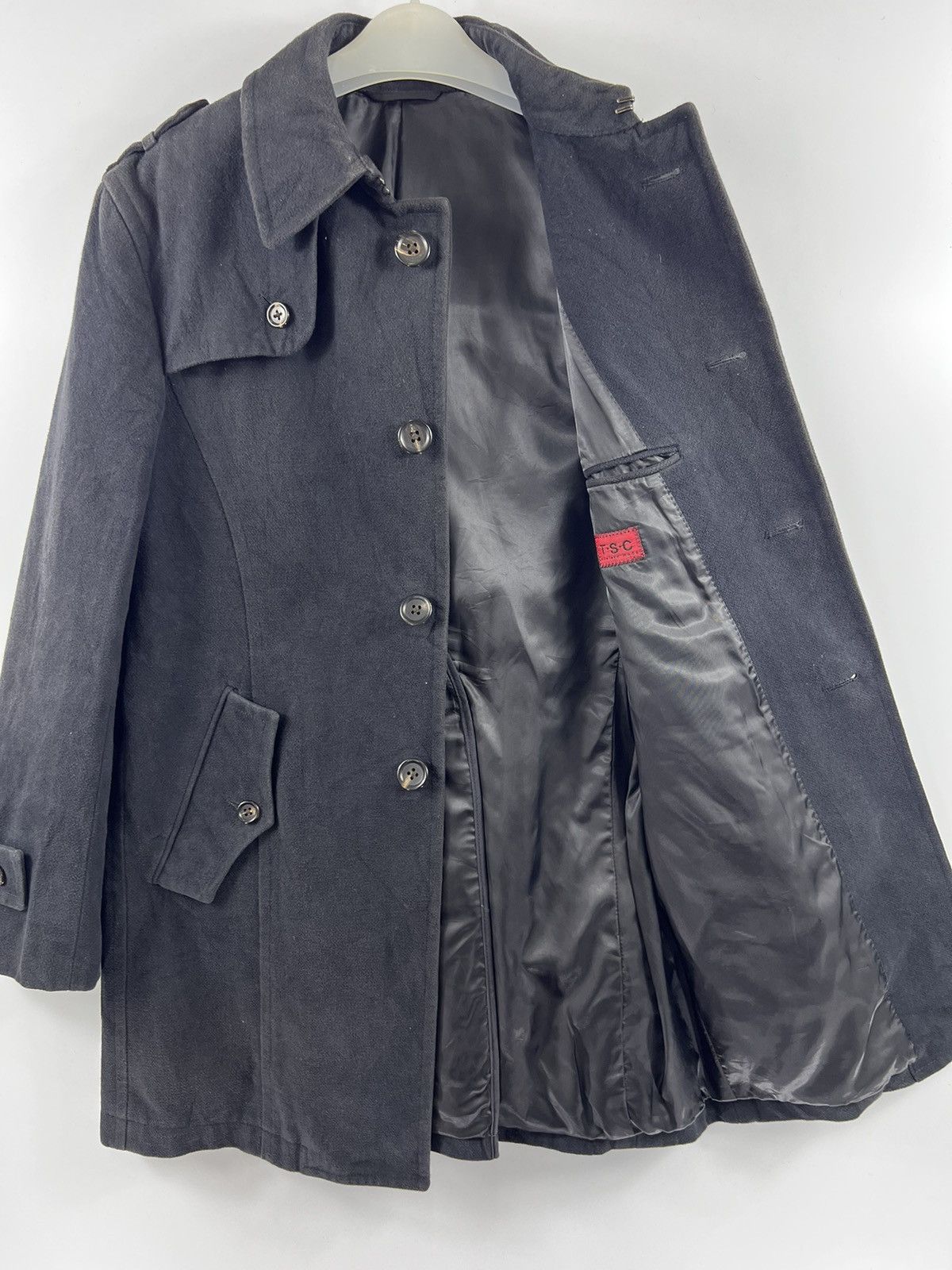 Japanese Brand 🔥 The suit Company Emmeci italian Fabric Trench Coat Size US M / EU 48-50 / 2 - 7 Thumbnail