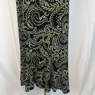 Other JULIAN TAYLOR Sz 16 A-Line Dress Black White Green Leaf Slee Size XXL / US 16-18 / IT 52-54 - 6 Thumbnail