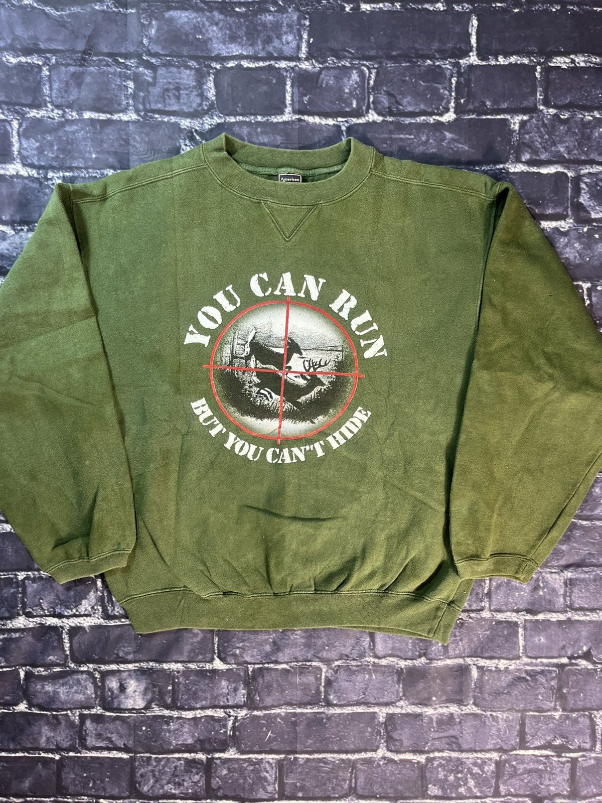 Y2K Hunting Graphic Sweatshirt