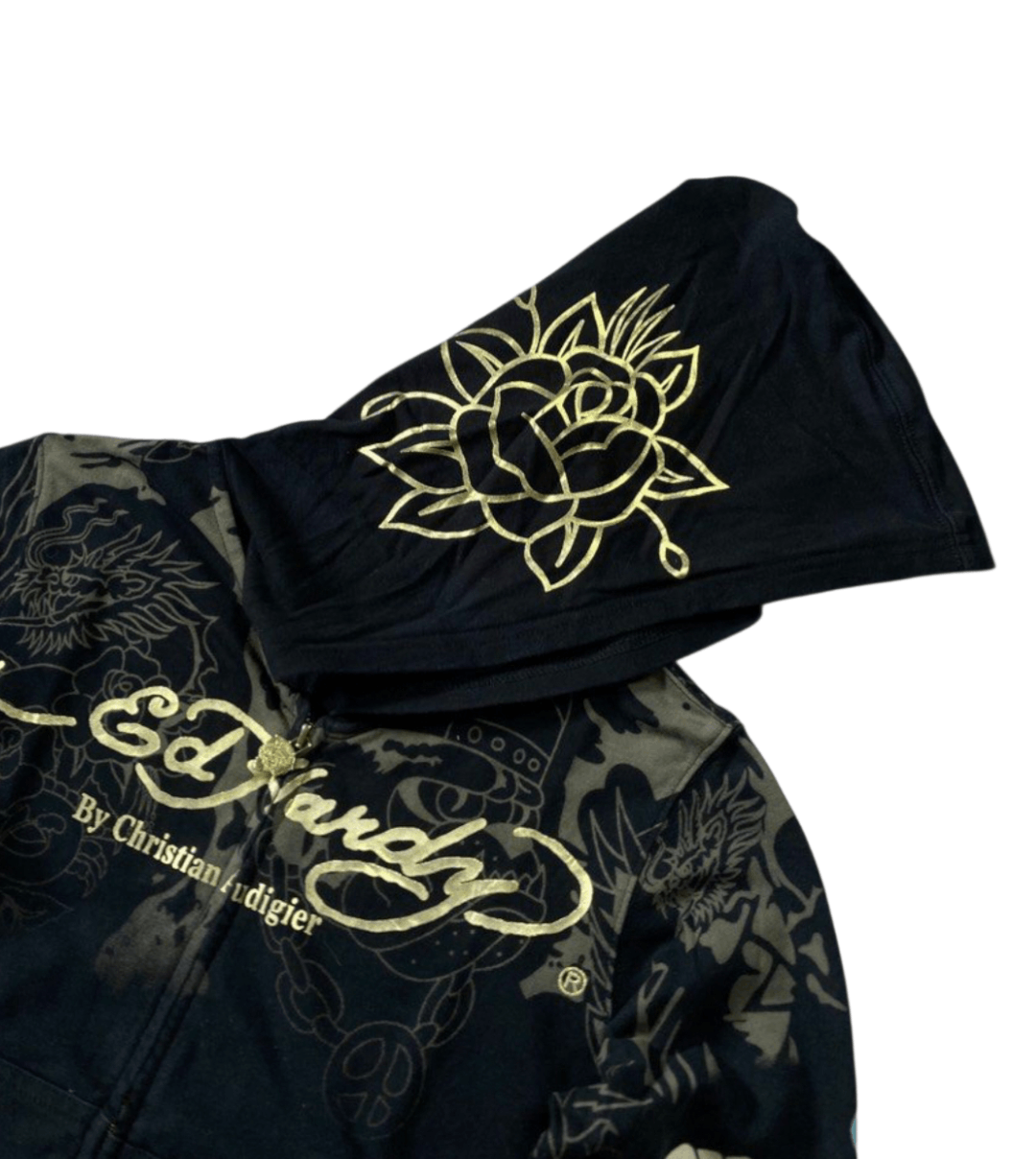 Christian Audigier Edhardy Zip Hoodie Full Print Size S / US 4 / IT 40 - 4 Thumbnail