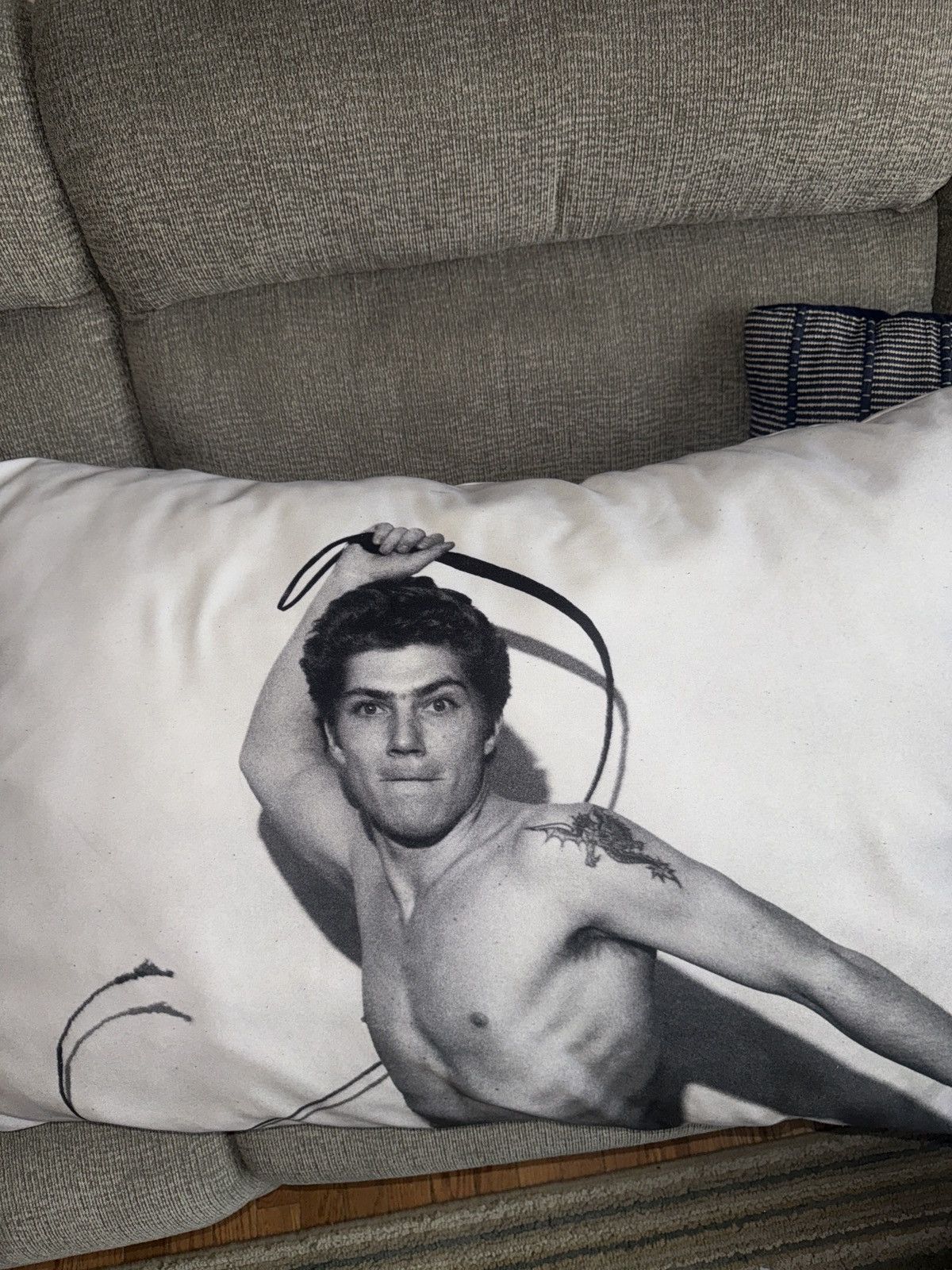 image of Helmut Lang Pillow in White, Men's