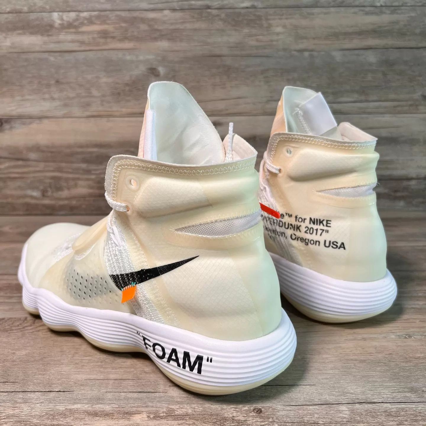 Nike Nike HD17 OW x The Ten AJ4578-100 44.5 9.7/10 no box Size US 10.5 / EU 43-44 - 4 Thumbnail