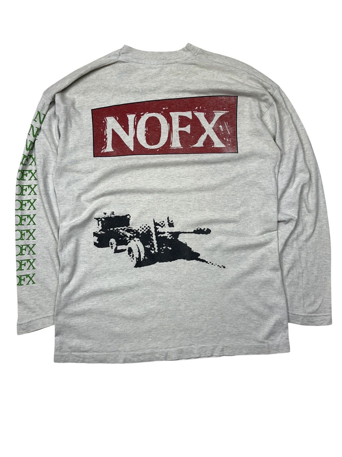 Band Tees Vintage 1995 NOFX Punk In Drublic Long Sleeve Shirt Madball Size US L / EU 52-54 / 3 - 2 Thumbnail