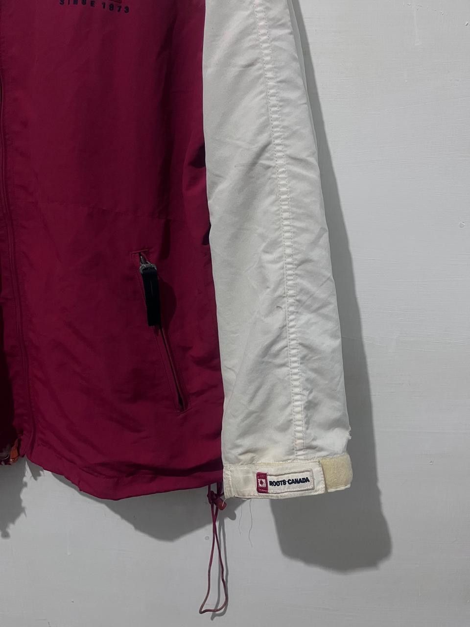 Japanese Brand Vtg Roots Canada Colorblock Hooded Windbreaker Jacket Size US XL / EU 56 / 4 - 6 Thumbnail