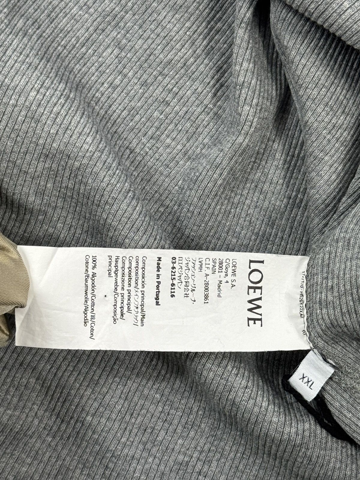 Loewe LOGO EMBROIDERED LONG SLEEVE T-SHIRT Size US XXL / EU 58 / 5 - 5 Thumbnail