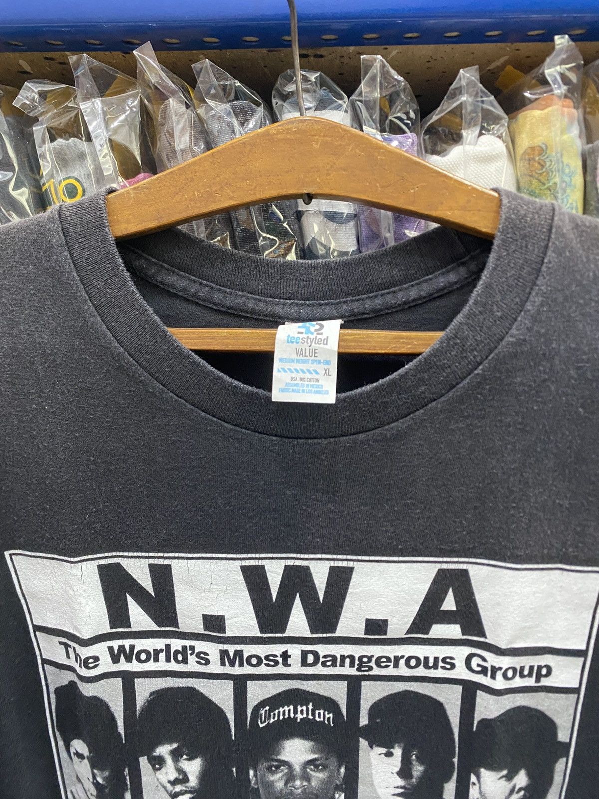 Rap Tees N.W.A RAP TEES Size US L / EU 52-54 / 3 - 3 Thumbnail