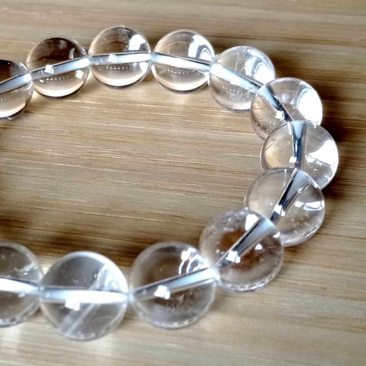 Designer × Japanese Brand × Vintage Vintage Punk Transparent Clear Crystal Big Shine Bracelet Size ONE SIZE - 6 Thumbnail