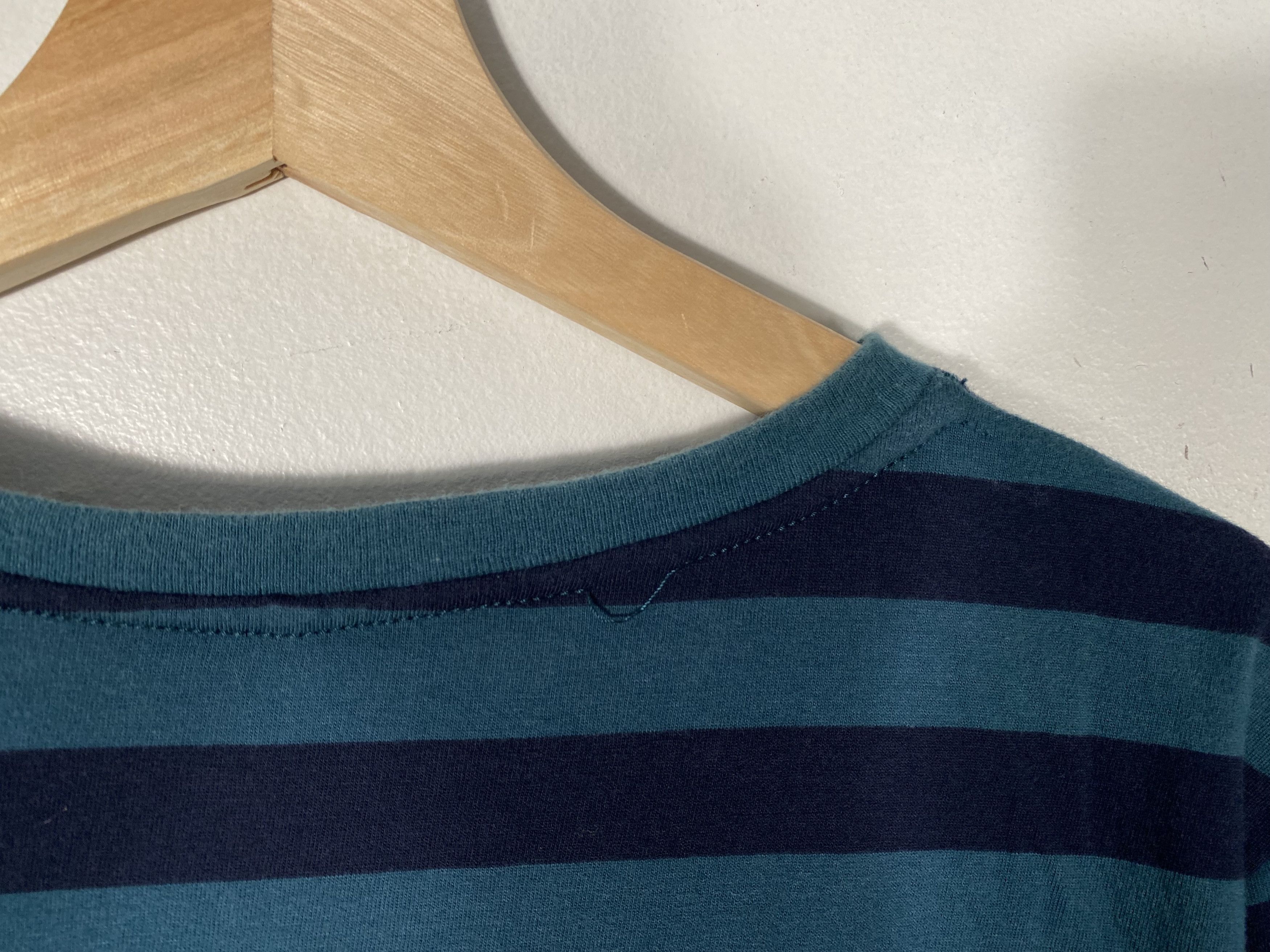 Burberry Prorsum Burberry Prorsum Short Sleeve Striped Pocket Tee Size US L / EU 52-54 / 3 - 8 Thumbnail