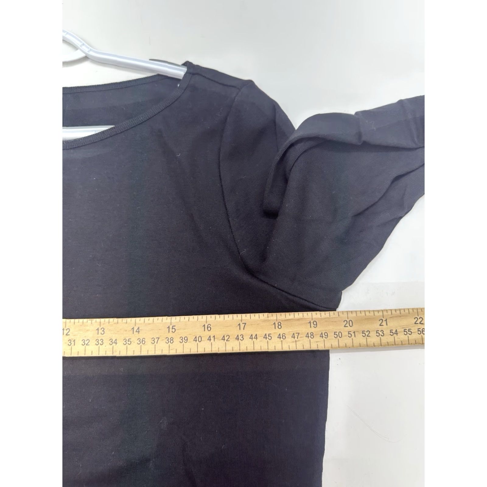 Ralph Lauren Lauren Ralph Lauren Womens Shirt Large Black 3/4 Sleeve Minimalist Size M / US 6-8 / IT 42-44 - 6 Thumbnail
