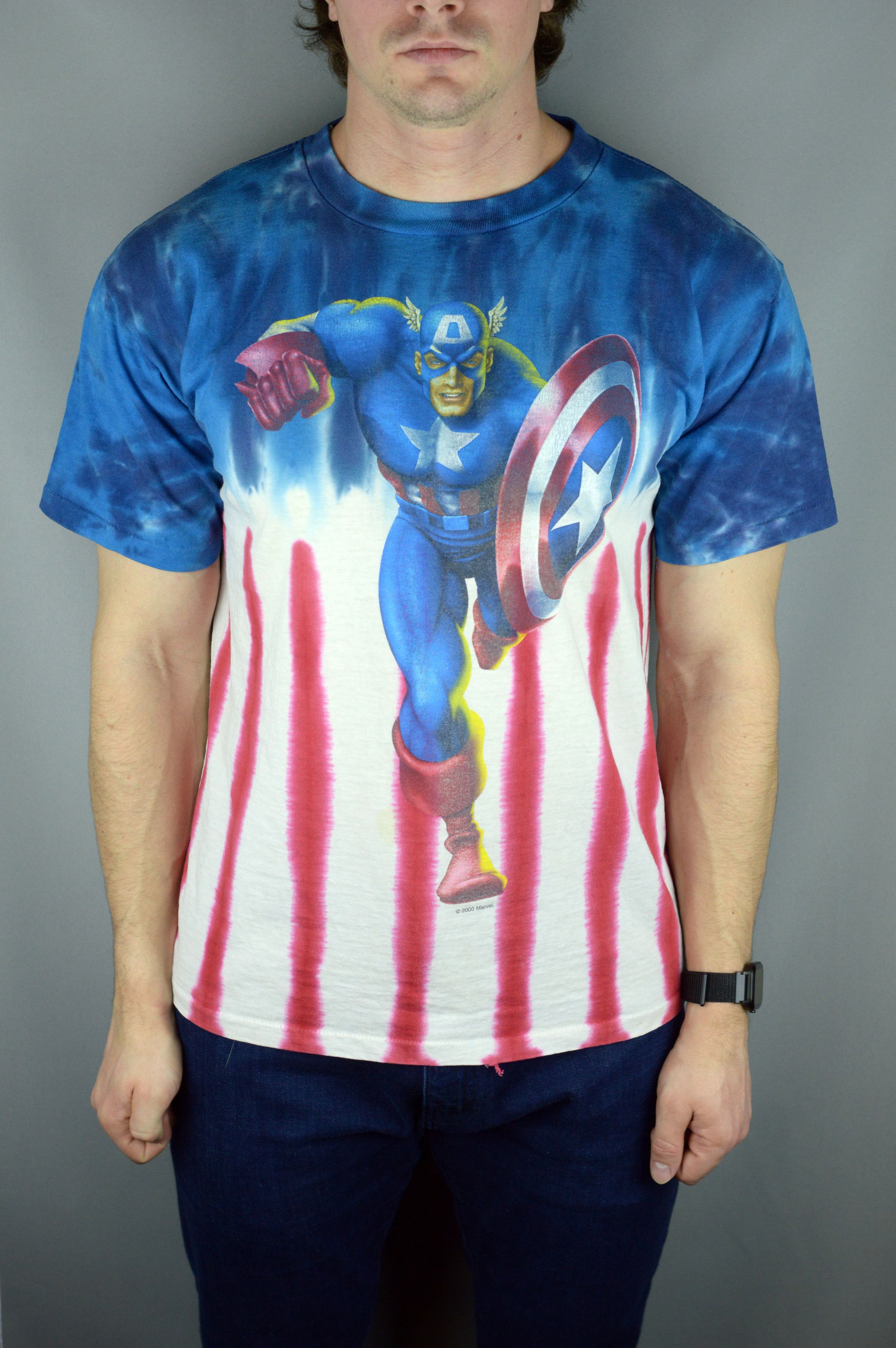 Marvel Comics Vintage Marvel Captain America 2000 t shirt Size US L / EU 52-54 / 3 - 1 Thumbnail