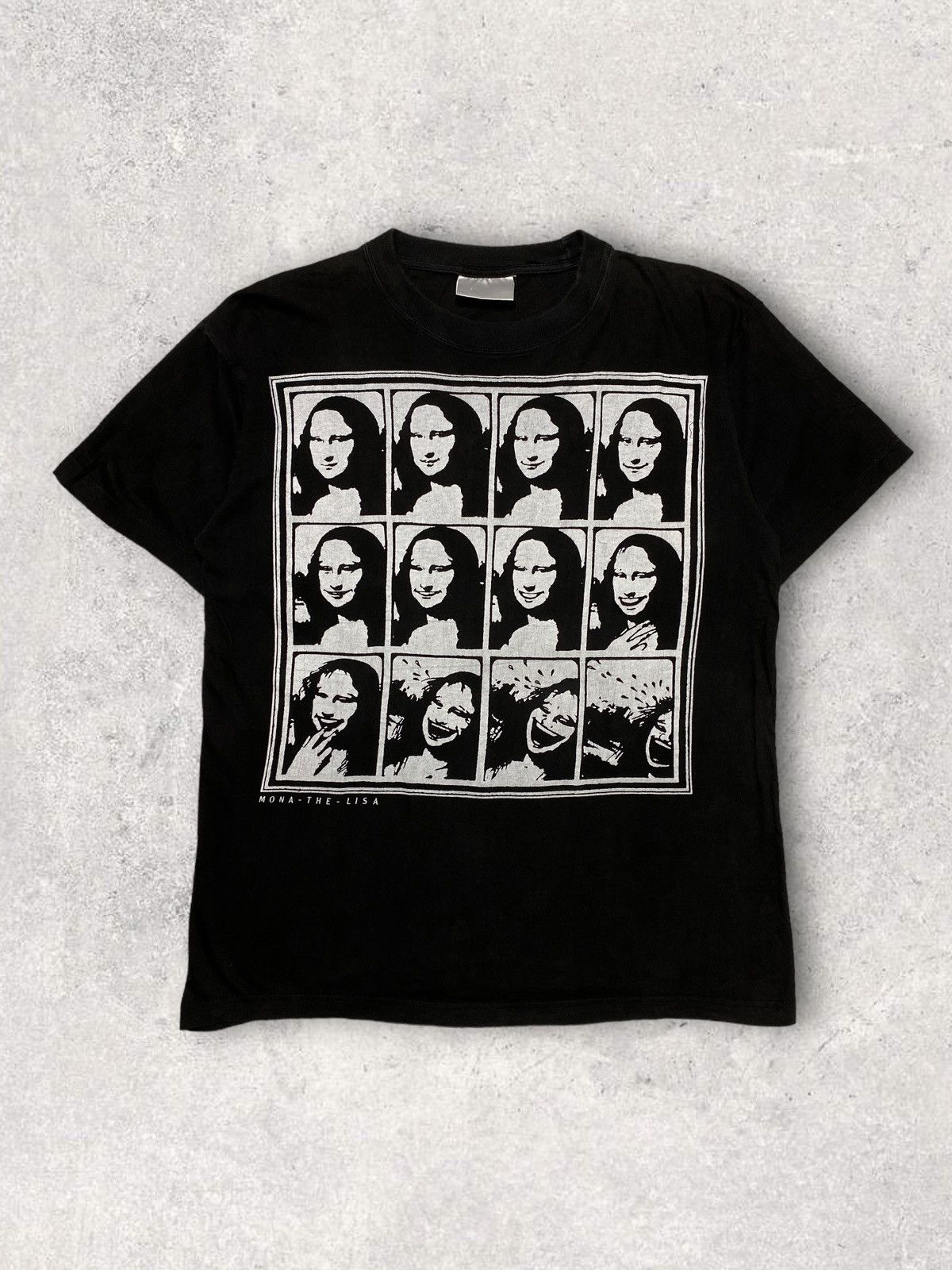 Other Mona the lisa Mona Lisa laughing black tshirt Italian art Size US M / EU 48-50 / 2 - 1 Thumbnail