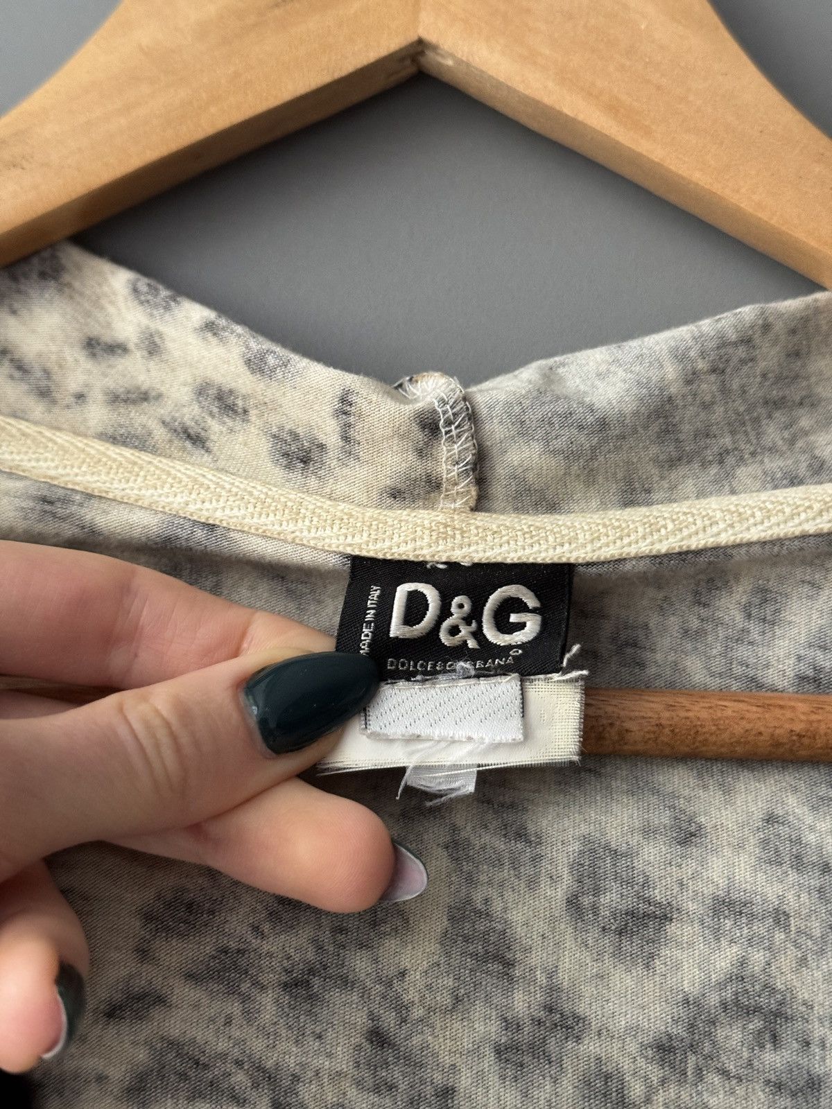 Dolce & Gabbana Vintage Dolce & Gabbana Y2K Style Leopard Printed Hooded Top Size XS / US 0-2 / IT 36-38 - 3 Thumbnail