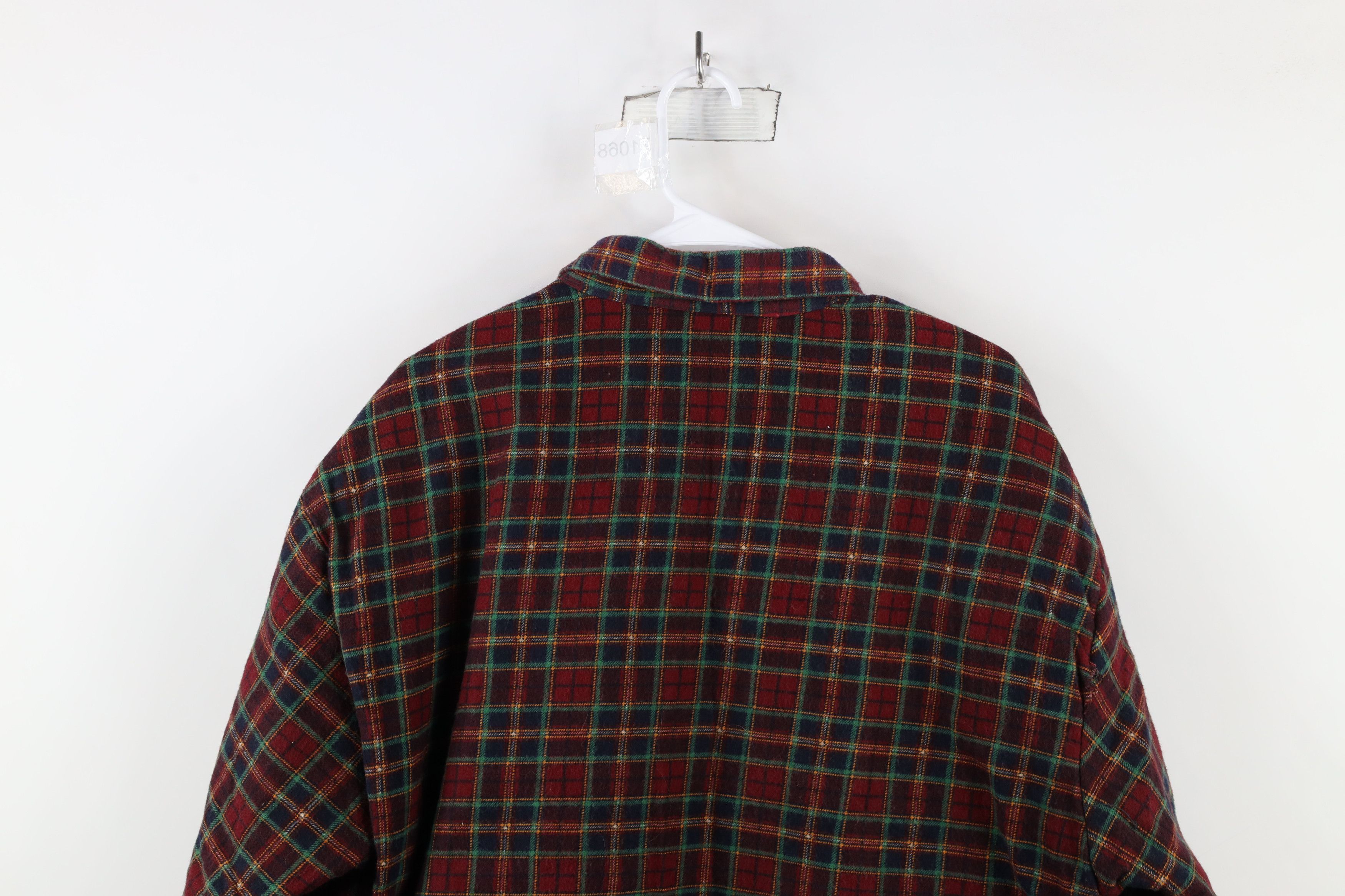 Vintage Vintage 90s Streetwear Flannel Button Shirt Jacket Jac Shirt Size US XXL / EU 58 / 5 - 10 Thumbnail