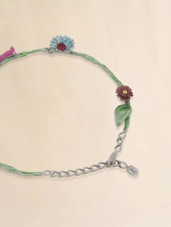 Marni o1w1db10326 Size: OS/Floral Necklace in Silver Size ONE SIZE - 2 Thumbnail