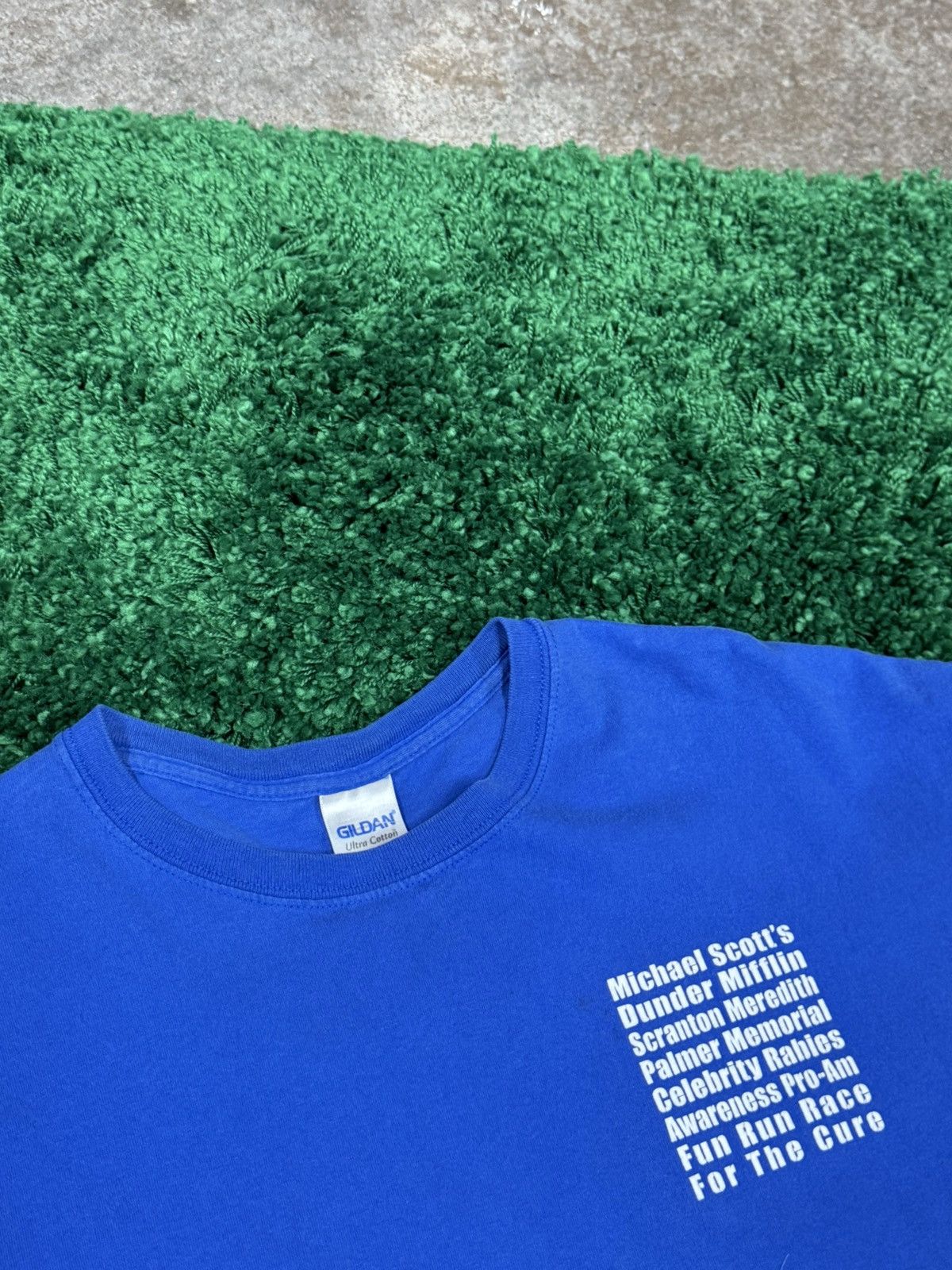 Vintage Vintage The Office Michael Scott Dunder Mifflin Race Cure Size US XL / EU 56 / 4 - 5 Thumbnail