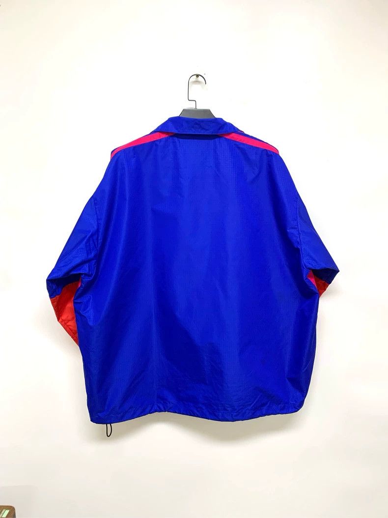 Balenciaga Balenciaga Red and blue patchwork big logo assault jacket 2 Size XS / US 0-2 / IT 36-38 - 2 Thumbnail