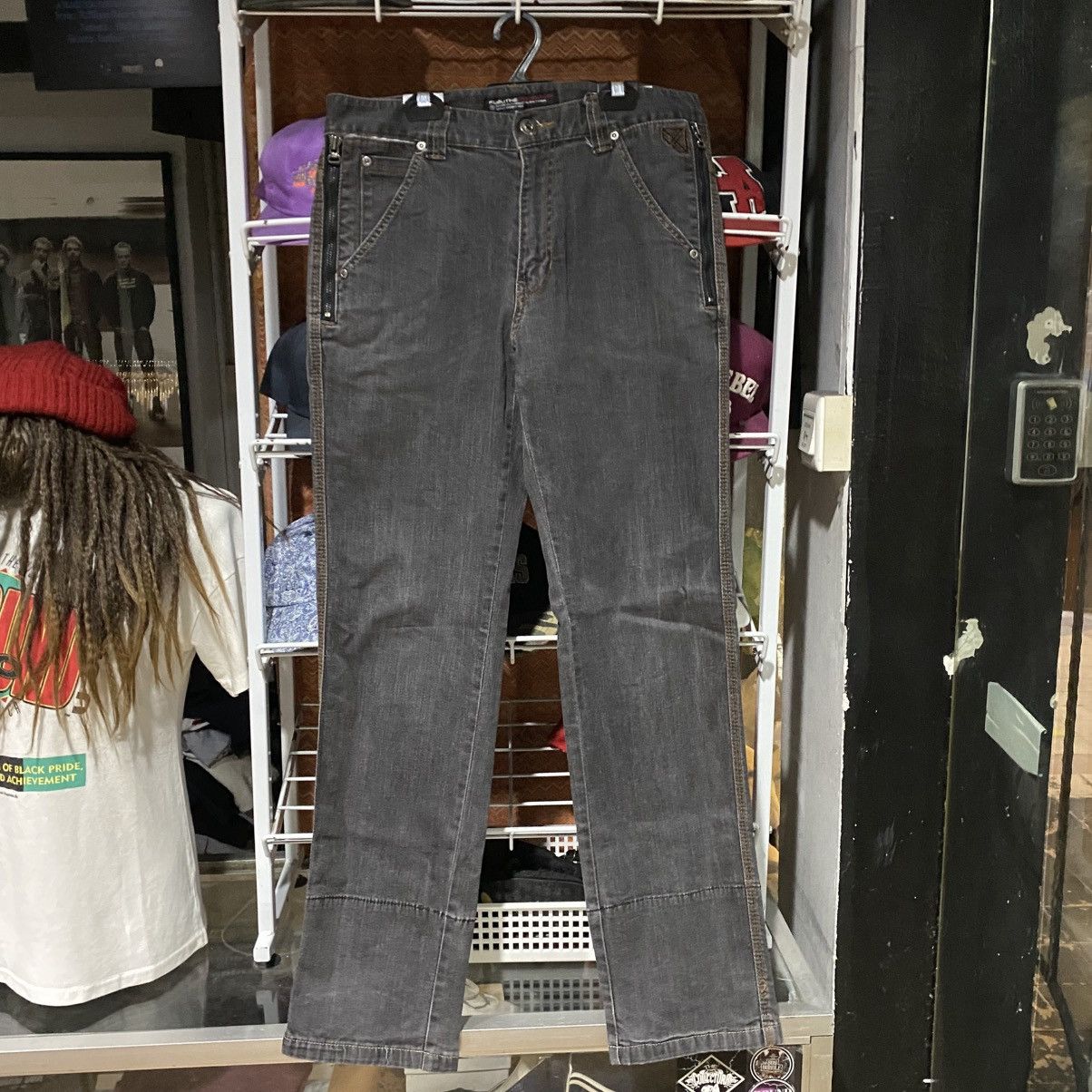 Fubu Vintage 90’s FUBU Buckle Denim Jeans Size US 32 / EU 48 - 1 Thumbnail