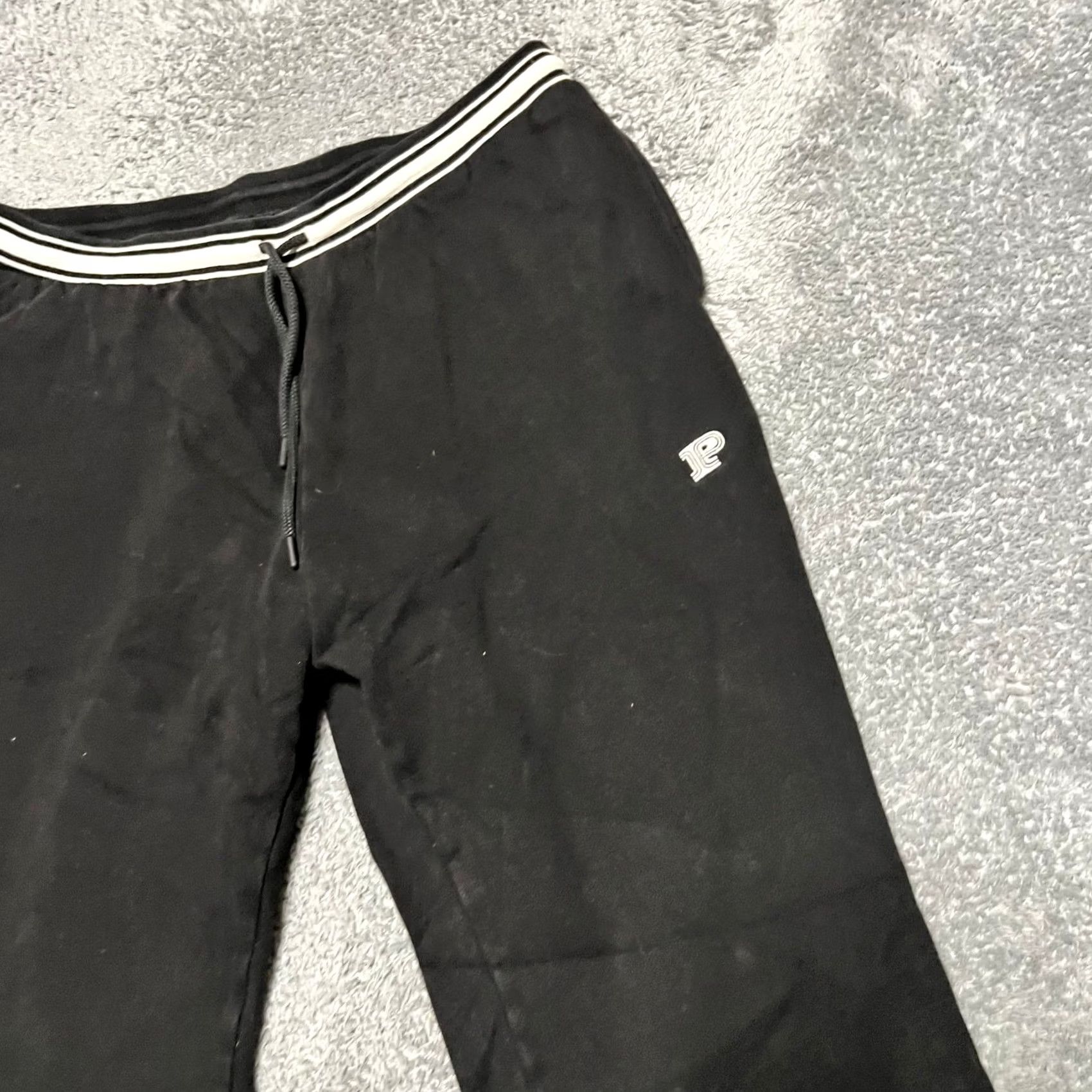 Vintage VINTAGE Y2K PINK Victorias Secret Yoga Pants Women XL Love Pink Logo Black Wide Size 40" / US 18 - 2 Thumbnail