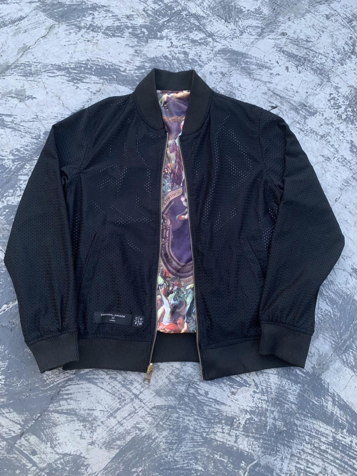 Criminal Damage Criminal Damage London Renaissance Art Bomber Jacket Size US L / EU 52-54 / 3 - 9 Thumbnail