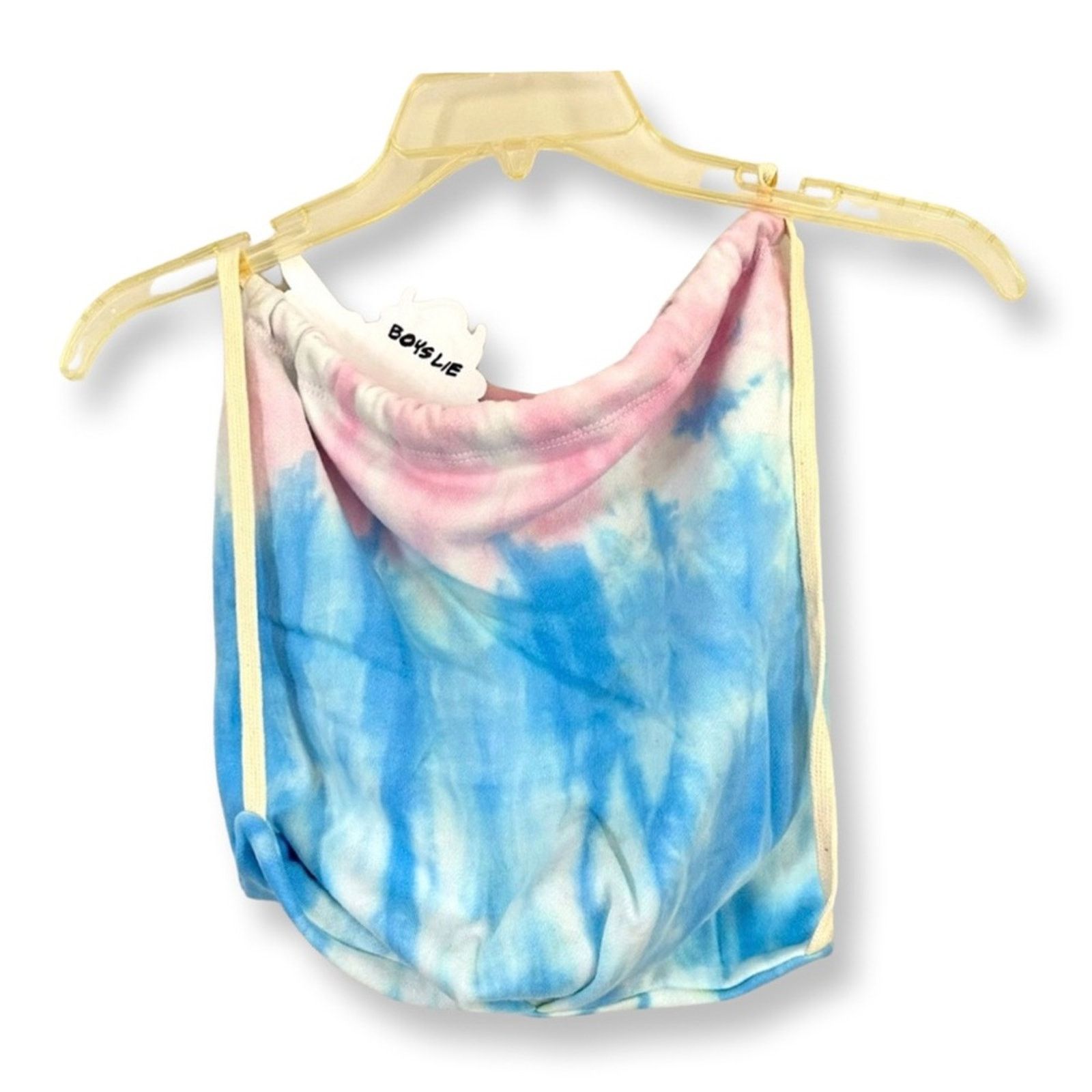 Boys Lie NWT Boys Lie Blue & Pink Cotton Satchel Size ONE SIZE - 3 Thumbnail
